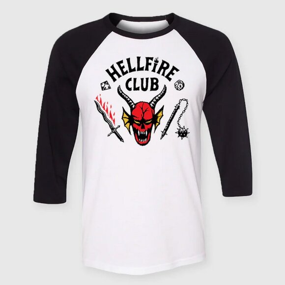 Hot Topic Stranger Things Eddie Munson Hellfire Club Tee Shirt - Picture 2 of 9